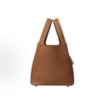 HERMES Picotin Lock 22 Silver buckle Basket Bucket Bag Handbag 22 Women\'s Style 37 Gold Brown